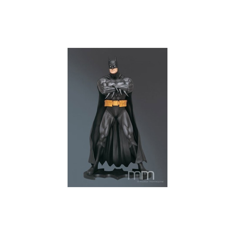Batman Classic Black Life Size Statue Oxmox