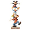 Teetering Tower (Goofy, Donald Duck & Mickey Mouse) Disney Traditions Enesco
