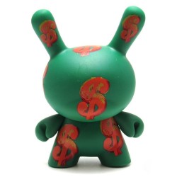 Dollar Sign 3/24 Andy Warhol Series 2 Dunny 3-Inch Figurine Kidrobot