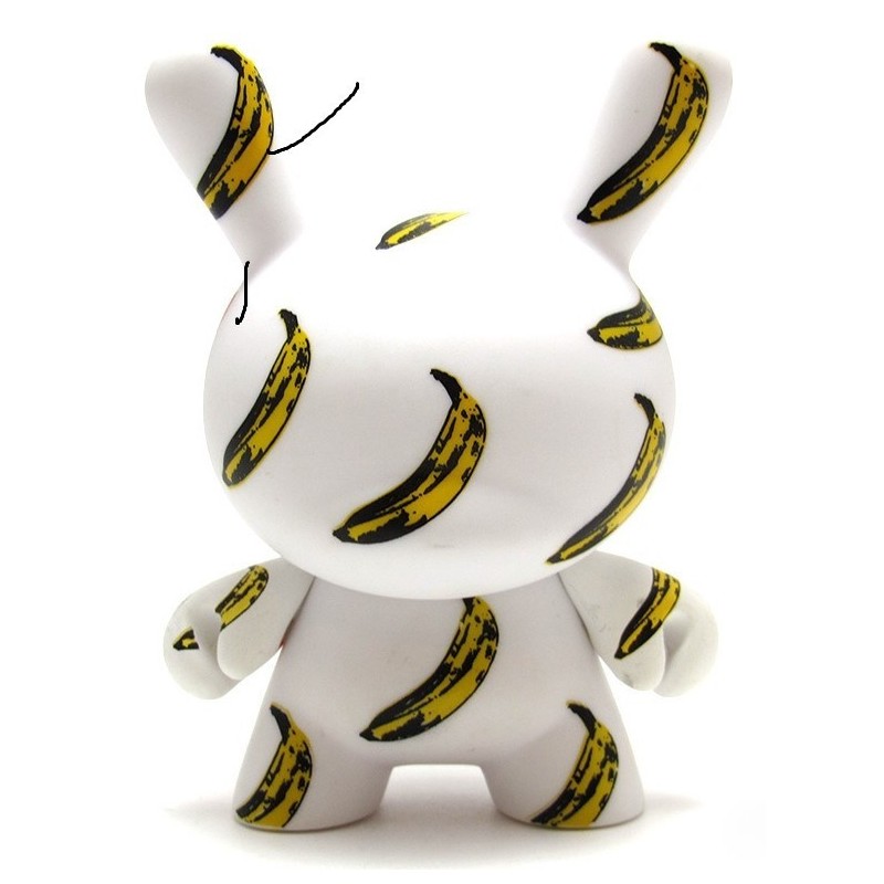 Banana 3/24 Andy Warhol Series 2 Dunny 3-Inch Figurine Kidrobot