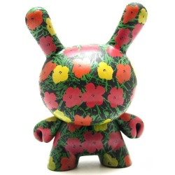 Flower Pattern 2/24 Andy Warhol Series 2 Dunny 3-Inch Figurine Kidrobot