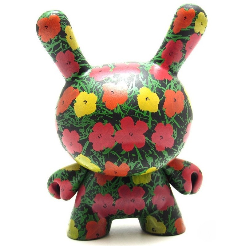 Flower Pattern 2/24 Andy Warhol Series 2 Dunny 3-Inch Figurine Kidrobot