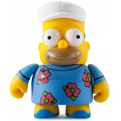 Fat Hat Homer 3/40 The Simpsons 25th Anniversary Series Mini Figurine Kidrobot