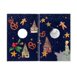 Le Petit Prince Monnaie 10€ Argent "Au marché de Noël" Monnaie de Paris