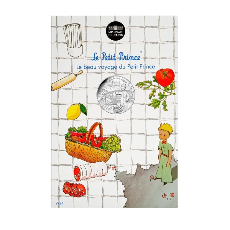 Le Petit Prince Monnaie 10€ Argent "Et la gastronomie" Monnaie de Paris