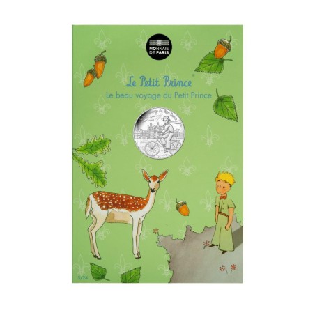 Le Petit Prince Monnaie 10€ Argent "Visite les châteaux" Monnaie de Paris