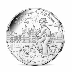 Le Petit Prince Monnaie 10€ Argent "Visite les châteaux" Monnaie de Paris