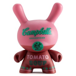 Red Campbell's Soup Andy Warhol Dunny Series 3-Inch Figurine Kidrobot