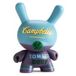 Blue Campbell's Soup Andy Warhol Dunny Series 3-Inch Figurine Kidrobot
