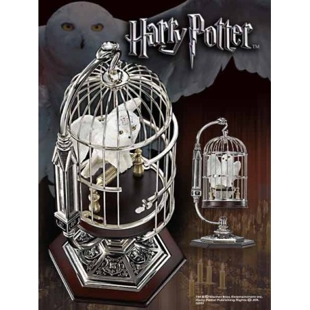 Hedwige dans sa Cage Noble Collection