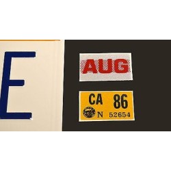 DeLorean Time Machine OUTATIME License Plate Back to the Future