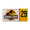 Number 29 Jeep Wrangler Sahara JP 29 License Plate Jurassic Park (1993)