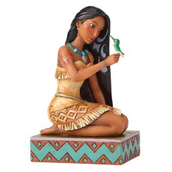 Free and Fierce (Pocahontas with Flit) Disney Traditions Enesco