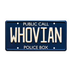 WHOVIAN Public Call Police Box License Plate Doctor Who