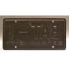 Batmobile BAT-1 License Plate Batman 1960s