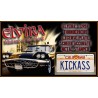 Thunderbird 1959 KICKASS License Plate Elvira, Mistress of the Dark