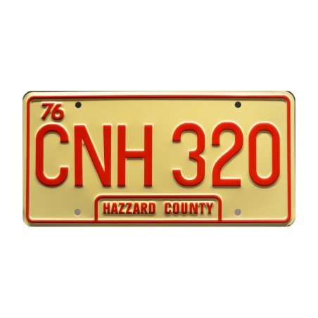 Dodge Charger 1969 General Lee CNH 320 Classic Edition License Plate The Dukes of Hazzard