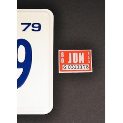 'Bluesmobile' 1974 Dodge Monaco BDR529 License Plate The Blues Brothers