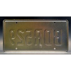'Bluesmobile' 1974 Dodge Monaco BDR529 License Plate The Blues Brothers