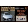 Tony Stark's Audi R8 STARK 4 License Plate Iron Man
