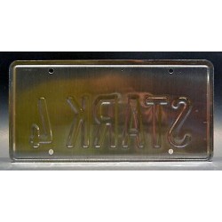 Tony Stark's Audi R8 STARK 4 License Plate Iron Man