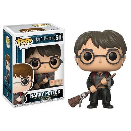 Harry Potter (with Firebolt and Feather) Exclusive POP! Harry Potter Figurine Funko