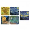 Set 4 SOUS-VERRES assortis VAN GOGH Enesco