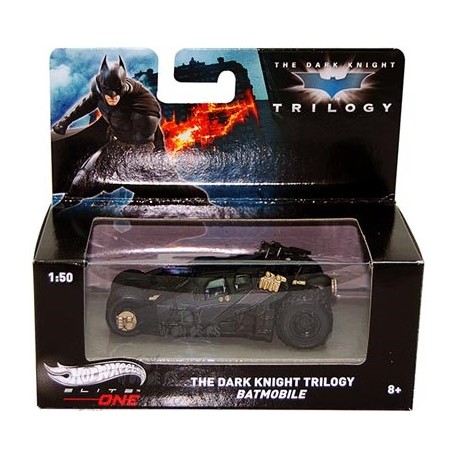 THE DARK KNIGHT TRILOGY BATMOBILE 1:50 Hot WheelsElite One BLY18 Mattel