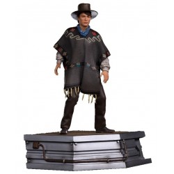 MARTY McFLY BTTF3 Deluxe Art Scale 1/10 Statue Iron Studios