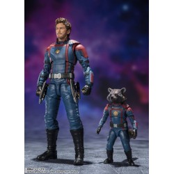 STAR LORD & ROCKET RACCOON Guardians of the Galaxy Vol. 3 S.H. Figuarts Figurine Bandai