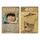 WANTED MONKEY D. LUFFY One Piece Official Ingot Fanattik