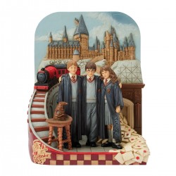 THE JOURNEY BEGINS (Ron, Harry and Hermione) Designs by Jim Shore Enesco