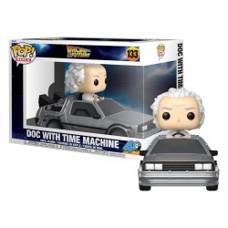 DOC WITH TIME MACHINE POP! Rides 133 Figurine Funko