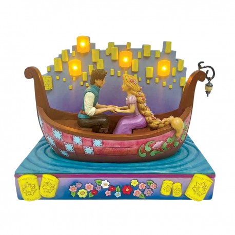 A DREAM COME TRUE (Rapunzel and Flynn) Disney Traditions Enesco
